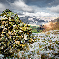 Buy canvas prints of A Cairn for Ed by Andy Bennette