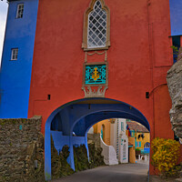 Buy canvas prints of Portmeirion Architecture by Kevin Smith