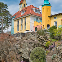 Buy canvas prints of Portmeirion views by Kevin Smith