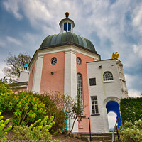 Buy canvas prints of Portmeirion architecture by Kevin Smith