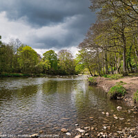 Buy canvas prints of River Swale at Richmond by Kevin Smith