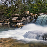 Buy canvas prints of Richmond Falls Yorkshire by Kevin Smith