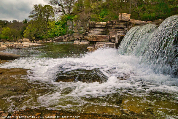 Richmond Falls Swaledale  Picture Board by Kevin Smith