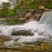 Buy canvas prints of Richmond Falls Swaledale  by Kevin Smith