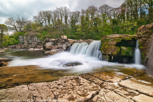 Richmond Falls Swaledale Picture Board by Kevin Smith