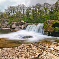 Buy canvas prints of Richmond Falls Swaledale by Kevin Smith