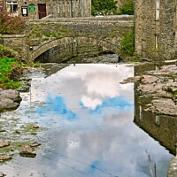 Buy canvas prints of Gayle Beck Bridge in Hawes Wensleydale. by Kevin Smith