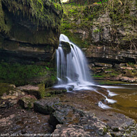 Buy canvas prints of Cauldron Falls Wensleydale by Kevin Smith