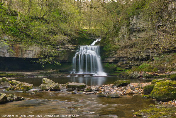 cauldron falls wensleydale Picture Board by Kevin Smith