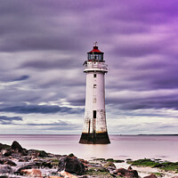 Buy canvas prints of New Brighton Lighthouse by Kevin Smith