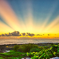 Buy canvas prints of Riviera Maya Sunrise by Kevin Smith