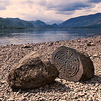 Buy canvas prints of 100 year stone Derwentwater by Kevin Smith