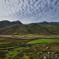 Buy canvas prints of Ogwen Valley and Glyder Fawr by Kevin Smith