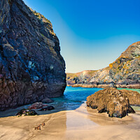 Buy canvas prints of Kynance Cove Cornwall by Kevin Smith