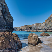 Buy canvas prints of Kynance Cove Cornwall by Kevin Smith