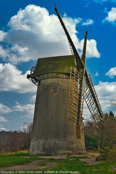 Bidston Hill Windmill Picture Board by Kevin Smith