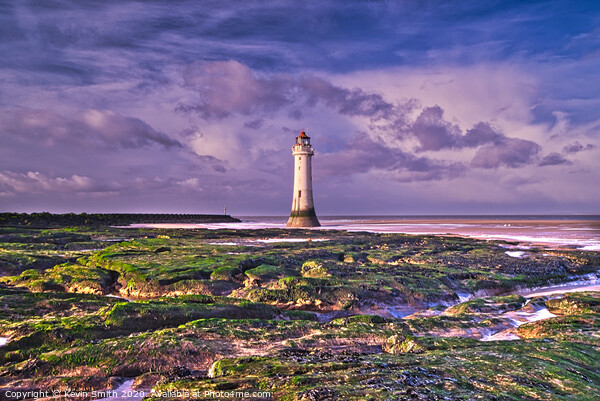 New Brighton lighthouse Picture Board by Kevin Smith