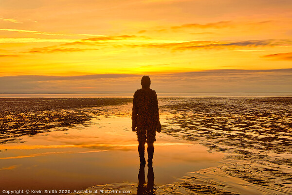Sunset on Crosby Beach Picture Board by Kevin Smith