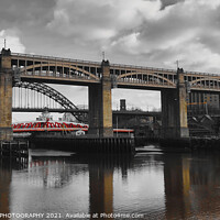 Buy canvas prints of Bridges across the River Tyne by EMMA DANCE PHOTOGRAPHY