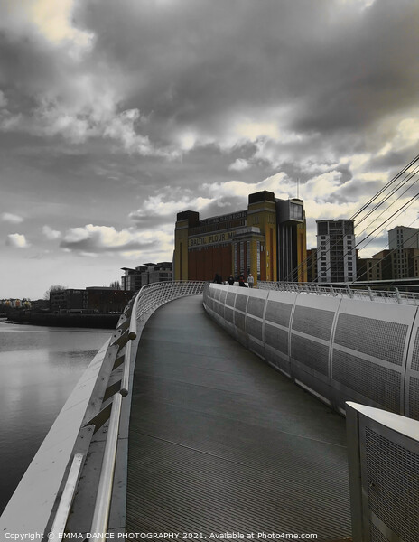 Gateshead Millennium Bridge Picture Board by EMMA DANCE PHOTOGRAPHY