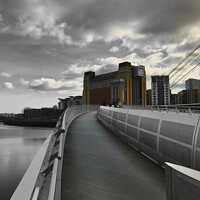 Buy canvas prints of Gateshead Millennium Bridge by EMMA DANCE PHOTOGRAPHY