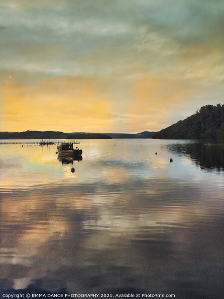 Sunset on Loch Lomond Picture Board by EMMA DANCE PHOTOGRAPHY