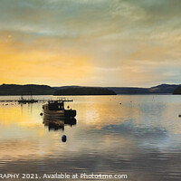 Buy canvas prints of Sunset on Loch Lomond by EMMA DANCE PHOTOGRAPHY
