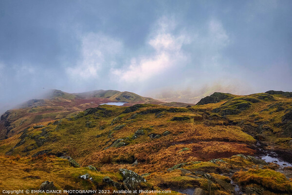Storm Clouds over Calf Crag Picture Board by EMMA DANCE PHOTOGRAPHY