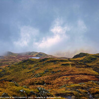 Buy canvas prints of Storm Clouds over Calf Crag by EMMA DANCE PHOTOGRAPHY