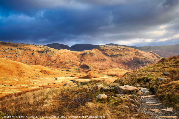 Views of Helm Crag from Easedale Tarn Picture Board by EMMA DANCE PHOTOGRAPHY