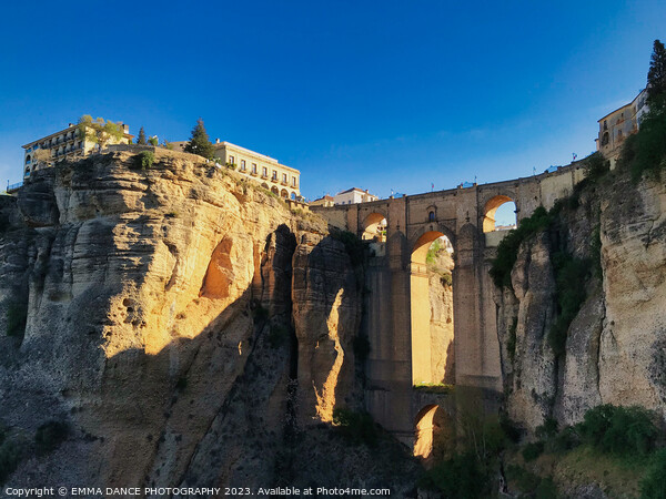 The Puente Nuevo in Ronda, Spain Picture Board by EMMA DANCE PHOTOGRAPHY