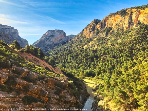 El Chorro Valley, Spain Picture Board by EMMA DANCE PHOTOGRAPHY