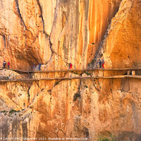 Buy canvas prints of Caminito Del Rey, Spain by EMMA DANCE PHOTOGRAPHY
