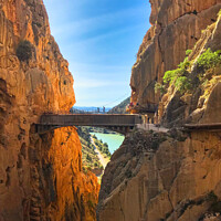 Buy canvas prints of Caminito Del Rey, Spain by EMMA DANCE PHOTOGRAPHY