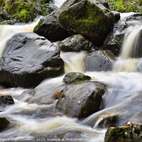 Buy canvas prints of The Waterfalls at Ashness Bridge, Lake District by EMMA DANCE PHOTOGRAPHY