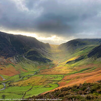 Buy canvas prints of Views across the Newlands Valley by EMMA DANCE PHOTOGRAPHY