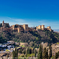 Buy canvas prints of The Alhambra Palace, Granada, Spain by EMMA DANCE PHOTOGRAPHY