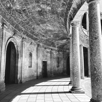 Buy canvas prints of The Charles V Palace in the Alhambra Palace, Granada, Spain by EMMA DANCE PHOTOGRAPHY