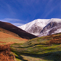 Buy canvas prints of Skiddaw in Winter by EMMA DANCE PHOTOGRAPHY