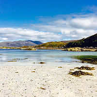Buy canvas prints of Coral Beach, Applecross, Scotland by EMMA DANCE PHOTOGRAPHY