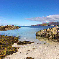 Buy canvas prints of White Sands of Coral Beach, Applecross, Scotland by EMMA DANCE PHOTOGRAPHY