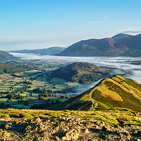Buy canvas prints of Early morning on Cat Bells, Lake District by EMMA DANCE PHOTOGRAPHY