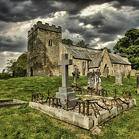 Buy canvas prints of St Peter's Church, Bywell, Northumberland by EMMA DANCE PHOTOGRAPHY