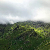 Buy canvas prints of View across to Fairfield in the Lake District by EMMA DANCE PHOTOGRAPHY