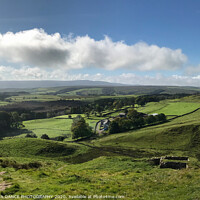 Buy canvas prints of View from Hadrian's Wall, Northumberland by EMMA DANCE PHOTOGRAPHY