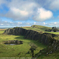 Buy canvas prints of Walltown Crag, Hadrian's Wall, Northumberland by EMMA DANCE PHOTOGRAPHY