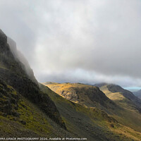 Buy canvas prints of Descent from Great Gable, Lake District by EMMA DANCE PHOTOGRAPHY