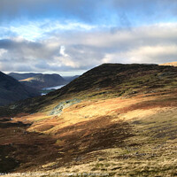 Buy canvas prints of The Buttermere Fells, Lake District by EMMA DANCE PHOTOGRAPHY