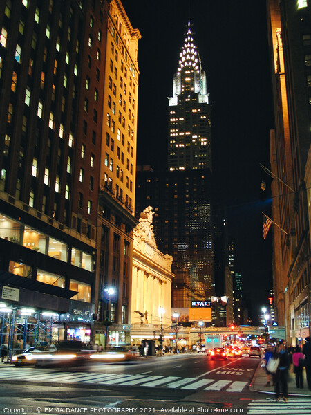 The Chrysler Building, Manhattan, New York Picture Board by EMMA DANCE PHOTOGRAPHY