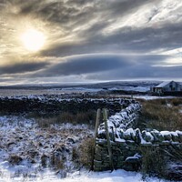 Buy canvas prints of The hills above Stanhope in Weardale by EMMA DANCE PHOTOGRAPHY